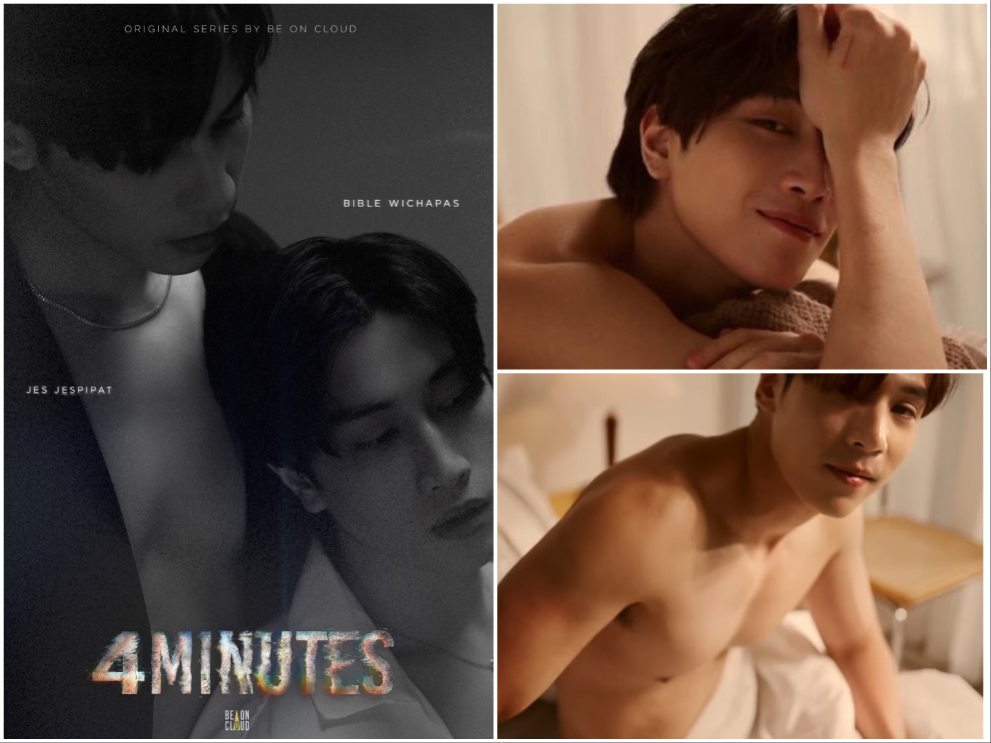 Be On Cloud unveils first look for new BL drama ‘4 Minutes’