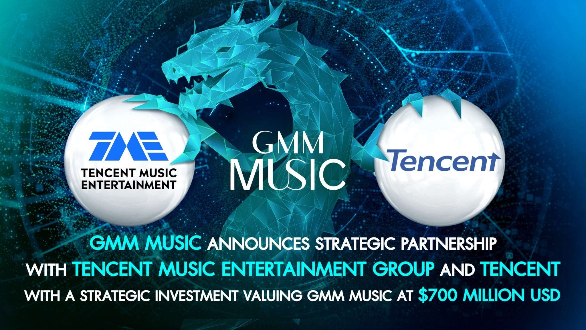 China’s Tencent, Tencent Music takes 10% stake in GMM Music