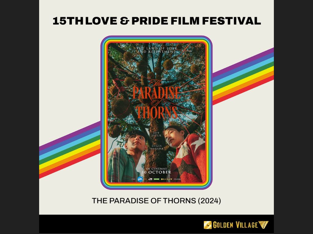 Love and Pride festival, GV, Golden Village Singapore, Paradise of Throrns, Jeff Satur