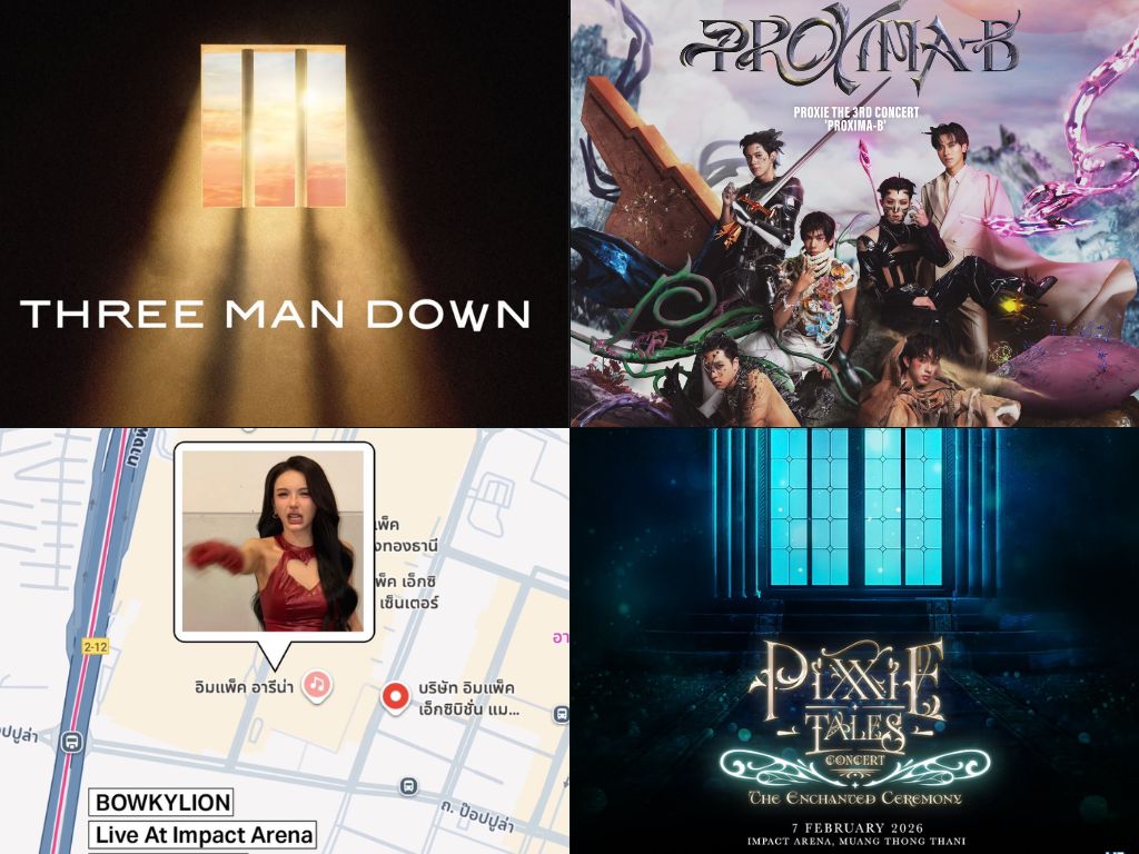 #ThreeManDown #ThreeManDownLiveAtSuphachalasai PRoxie The 3rd Concert Bowkylion Impact Arena Pixxie PixxieTales